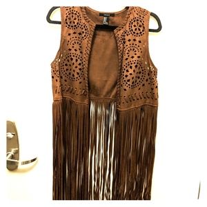 Fringe Suede Vest